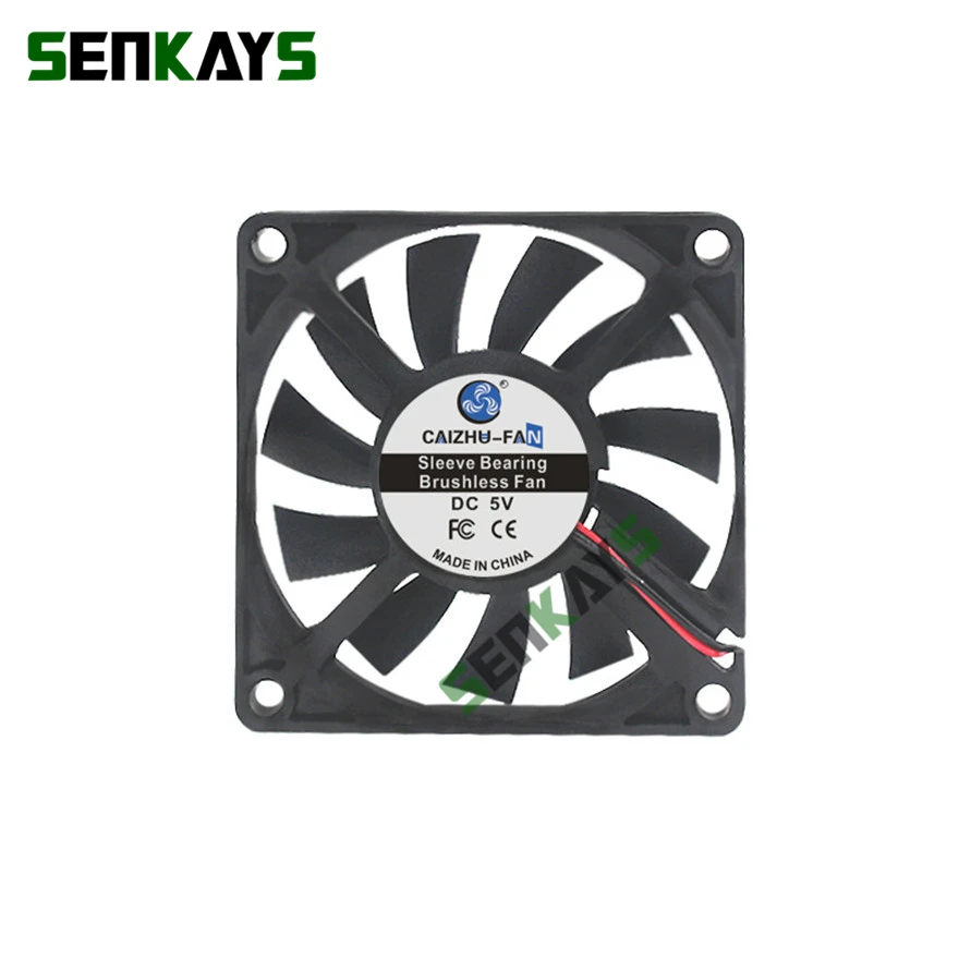 Ventilador de Refrigeração Usb Ultra-fino Cpu do Computador Laptop 2pin 7010 70 mm 70*70*10 mm dc 5v 12v 24v