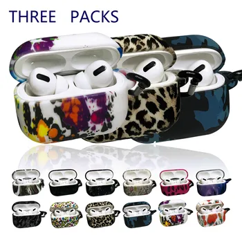 

3Pack Silicone Earphone Case For Air Pods 3 Pro Charging Box Protective Cover Anti-fall Dust-guard Shockproof