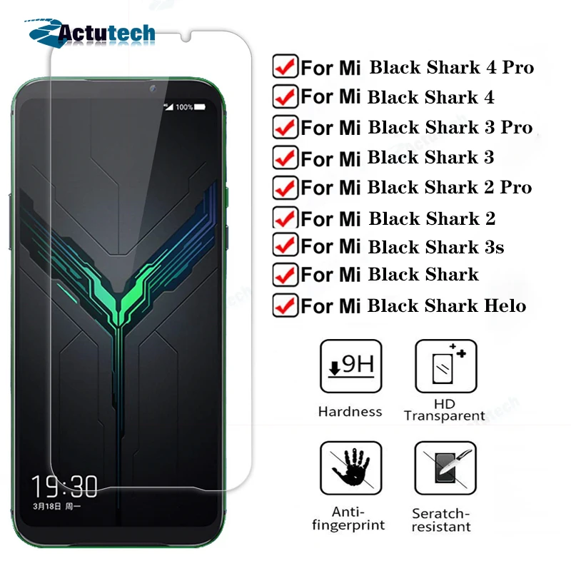 HD для Xiaomi Black Shark 4 Pro закаленное стекло защиты экрана Blackshark 3 3s 2 Helo защитная
