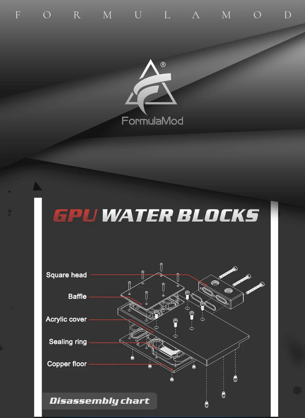 Bykski A-FURY-X, полное покрытие видеокарты водяного охлаждения блок RGB/RBW/Аруа для AMD Radeon FURY