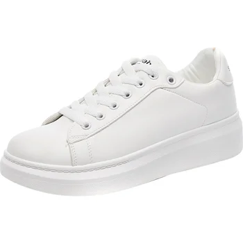 

Women Casual Shoes 2020 New Women Sneakers Fashion Breathable PU Leather Platform White Women Shoes Soft Footwears Flat