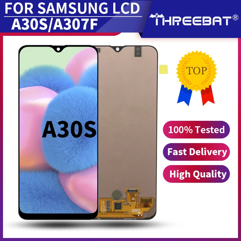 ЖК-дисплей AMOLED для Samsung galaxy A30s/A307F/A307FN/A307G/A307YN сенсорный экран с дигитайзером в
