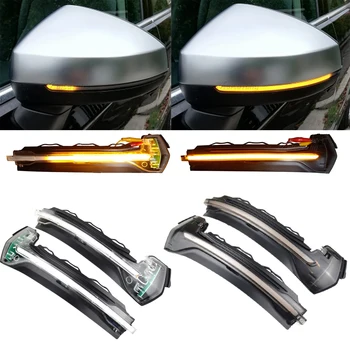 

Crystal for Audi A3 8V S3 RS3 Bright LED Turn Signal Dynamic Side Mirror light blinker Indicator 2013 2015 2017 Clear