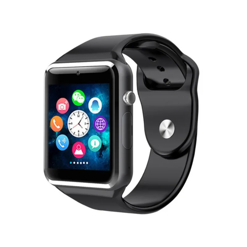 A1 наручные часы Bluetooth Смарт часы спортивные Шагомер с сим-камерой Smartwatch для Android PK IWO 8 DZ09 часы