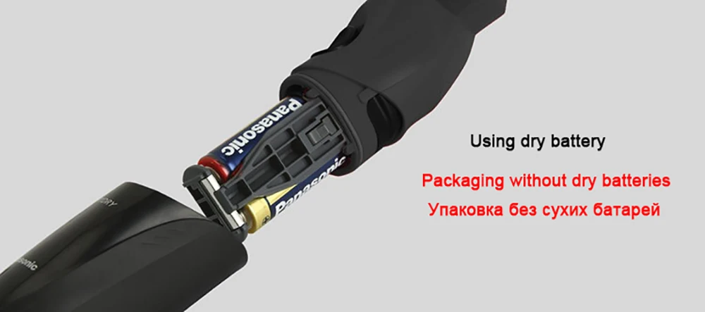 Panasonic оригинальная бритва для электробритва ES-SL10/ASL1 с 3 режущими головками, Водонепроницаемая бритва для мужчин с сухой батареей