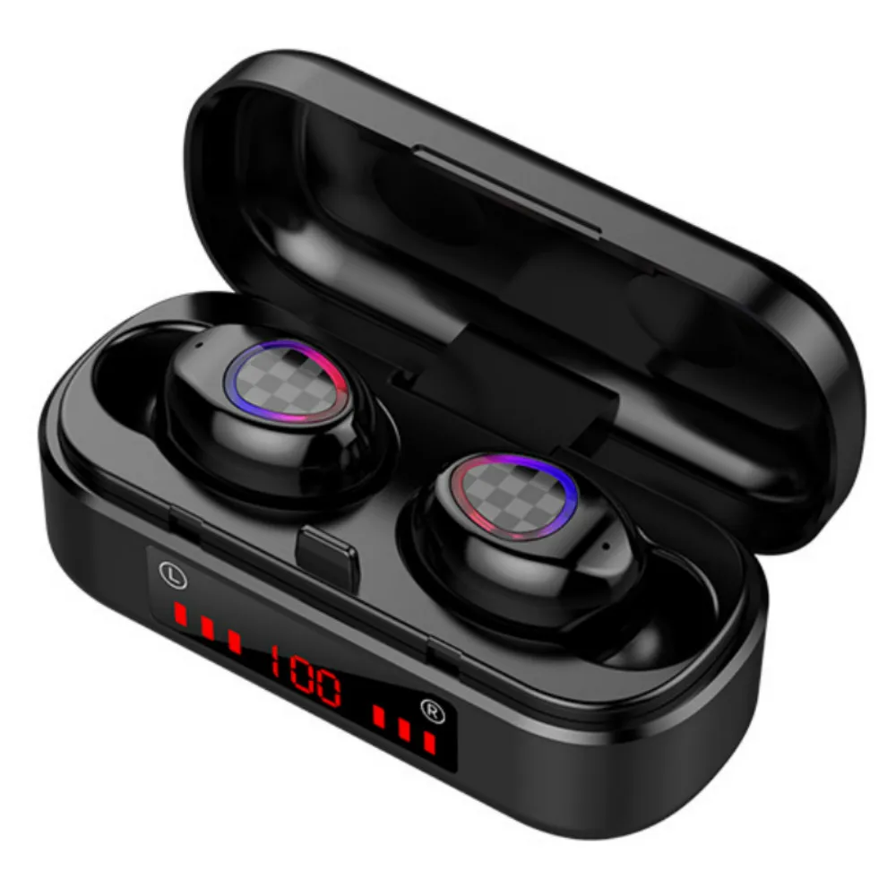 

Tws Bluetooth Earphone Wireless Headphone with LED Display Touchable Waterproof headset gamer Sport Music Earbuds 3500mAh pk i12