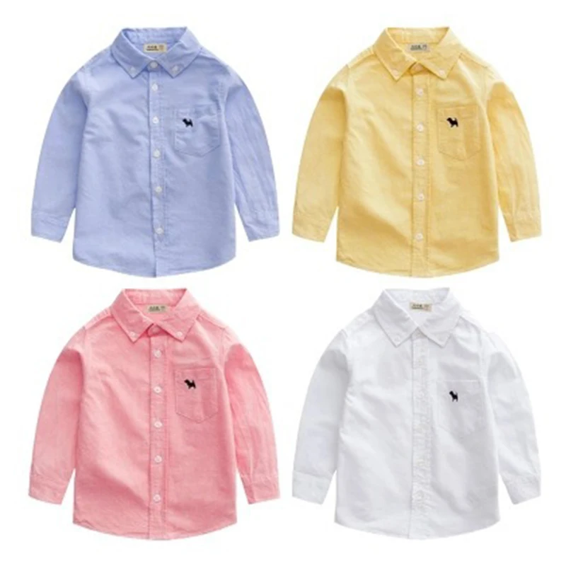 Camisas de algodón de alta calidad para niños y niñas, ropa de bebé, Otoño, larga duración, novedad