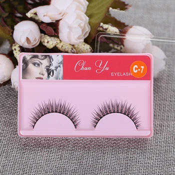 

1pair 3D Mink Fiber False Eyelashes Fake Lashes Natural Long Thick Curling Mink Eyelashes Wispy Makeup Beauty Extension Tools