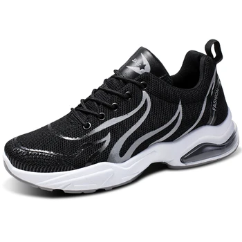 

Men Sneakers Fashion mens shoes Breathable Running Shoes Lace Up Men Mesh Shoes Casual No-slip Men Vulcanize Shoes air cushion