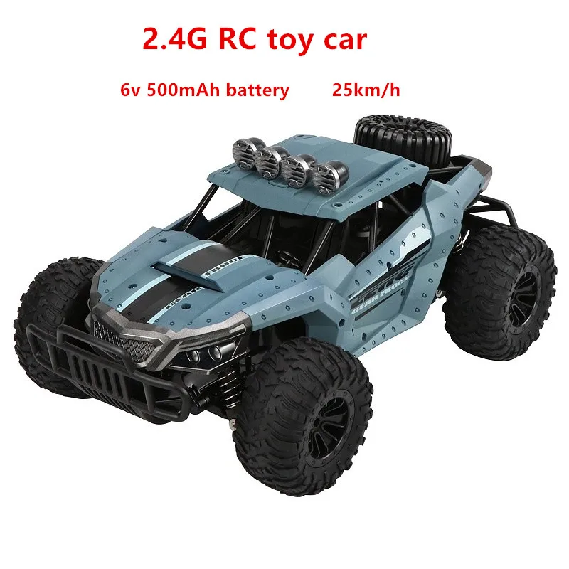Boy Child Toys 1:18 Buggy Trucks Remote Control Four-wheel Drive RC Car 2.4G 25KM/H 6V 500 mAh Battery | Игрушки и хобби