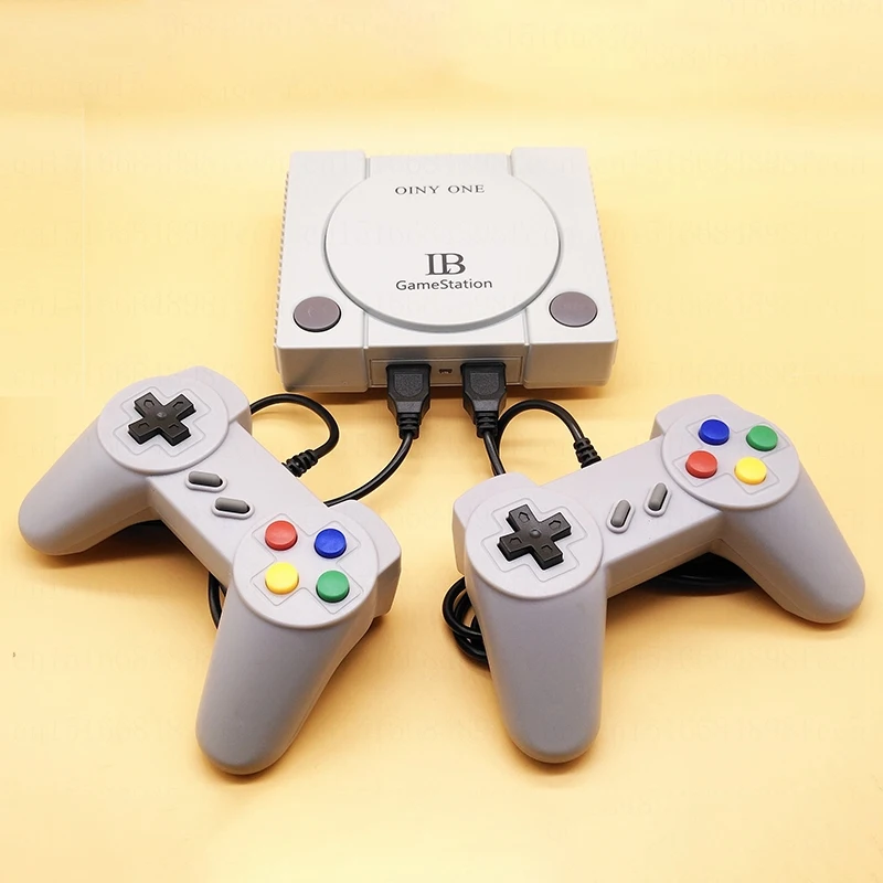 Home Game Console AV Mini Retro TV Video Game Console with TF Card Slot NES Vintage Game Handle FC Video Game Console-EU Plug