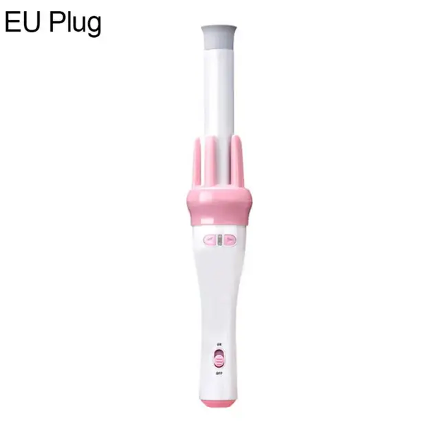 80% Hot Sale Automatic Rotary Ceramic Curl Iron Wand Heat Resistant Hair Curler Styling Tool EU Plug