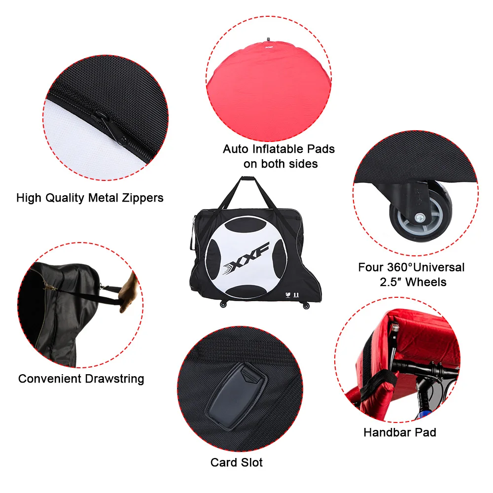 inflatable bike bag