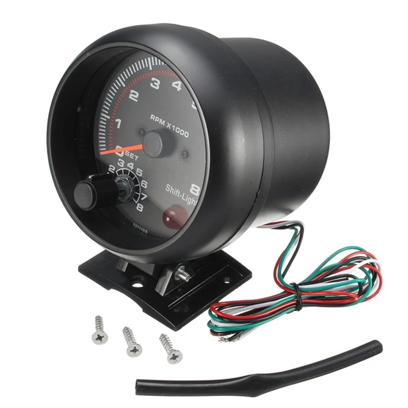 Hot sale Waterproof 12v Car Led Shift Light 0-8000 Rpm New Tachometers Tacho Gauge Meter | Автомобили и мотоциклы