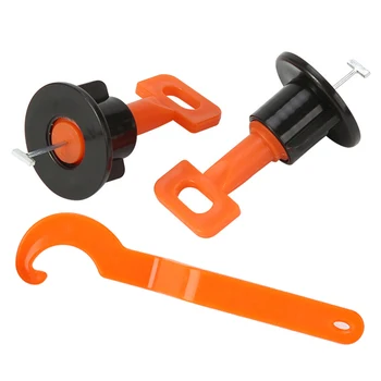 

50pcs/set Building Leveler T Type Spacers Installation Tools Floors Walls For Construction Equalizer Tile Leveling System Kit