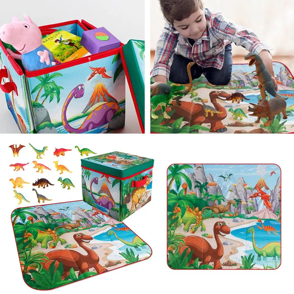 dinosaur play mat box