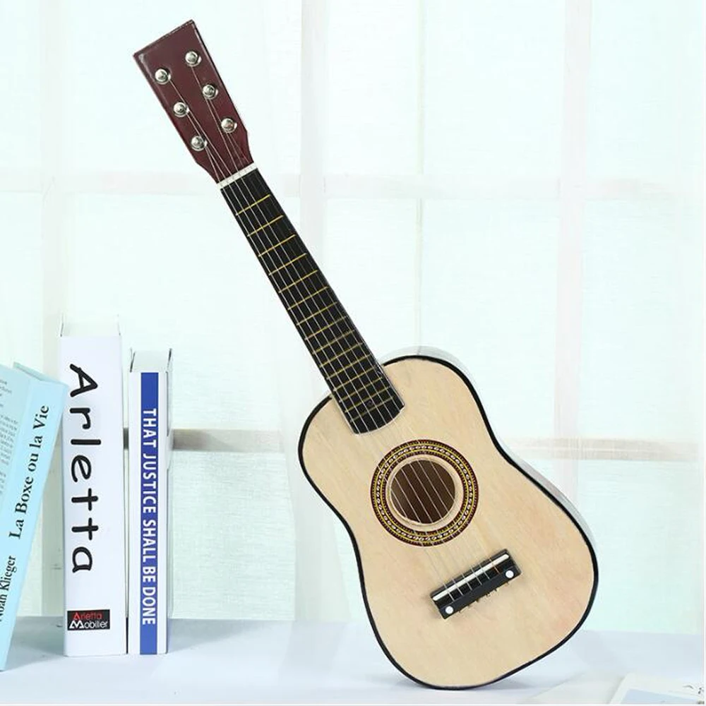 

23-inch Guitar 6 Strings Children's Performance Small Acoustic Guitar Entry-level Acoustic Guitar Musical Instrument Gift AGT08