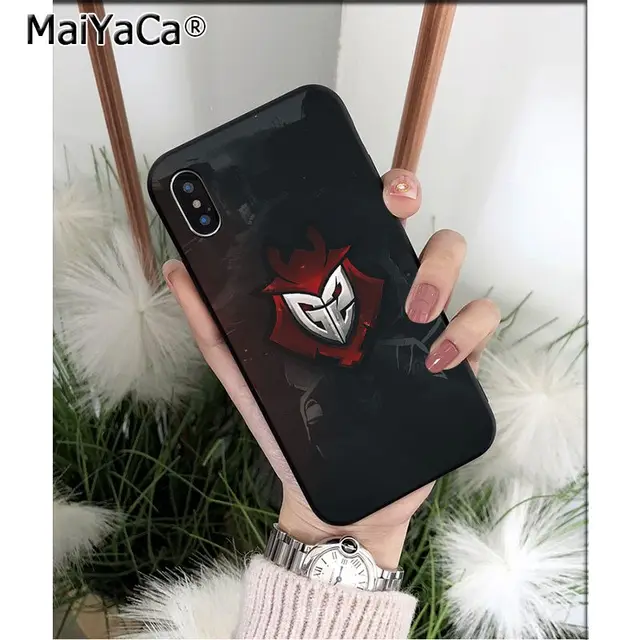 FHNBLJ G2 Esports Club TPU Soft Silicone Phone Case Cover for Apple iPhone 8 7 6 6S Plus X XS MAX 5 5S SE XR 11 11pro max Cover A4