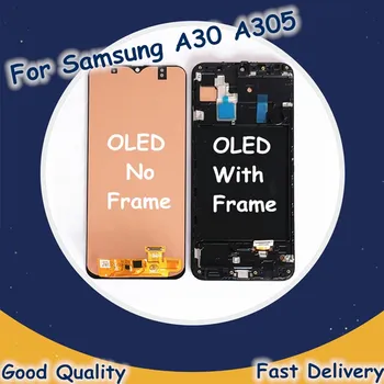 

OLED LCD For Samsung Galaxy A30 A305 LCD Display Touch Panel Digitizer Assembly Display For Samsung A30 LCD Replacement