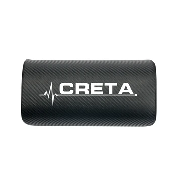 

1pcs car neck pillows both side pu leather single headrest for Hyundai Creta ix25 Accessories Car-Styling