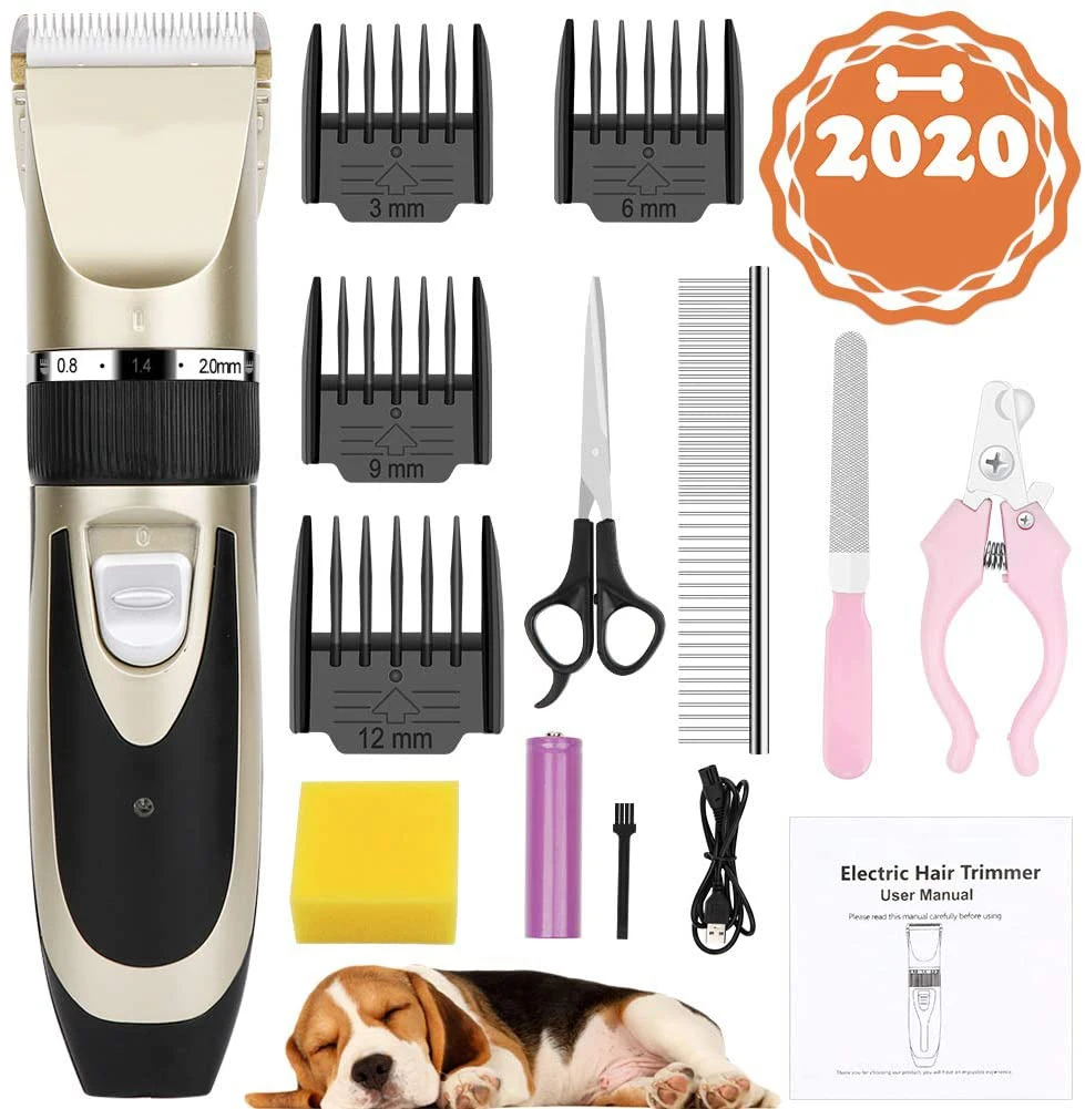 Electric Pet Clipper Rechargeable Hair Clipper for Dogs Animals