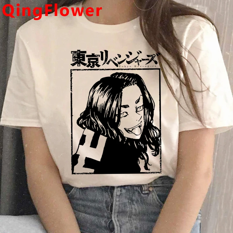 Japanese Anime Tokyo Revengers T Shirt Men Kawaii Harajuku Summer Tops Graphic Tees Cartoon Unisex T-shirt Male | Мужская одежда