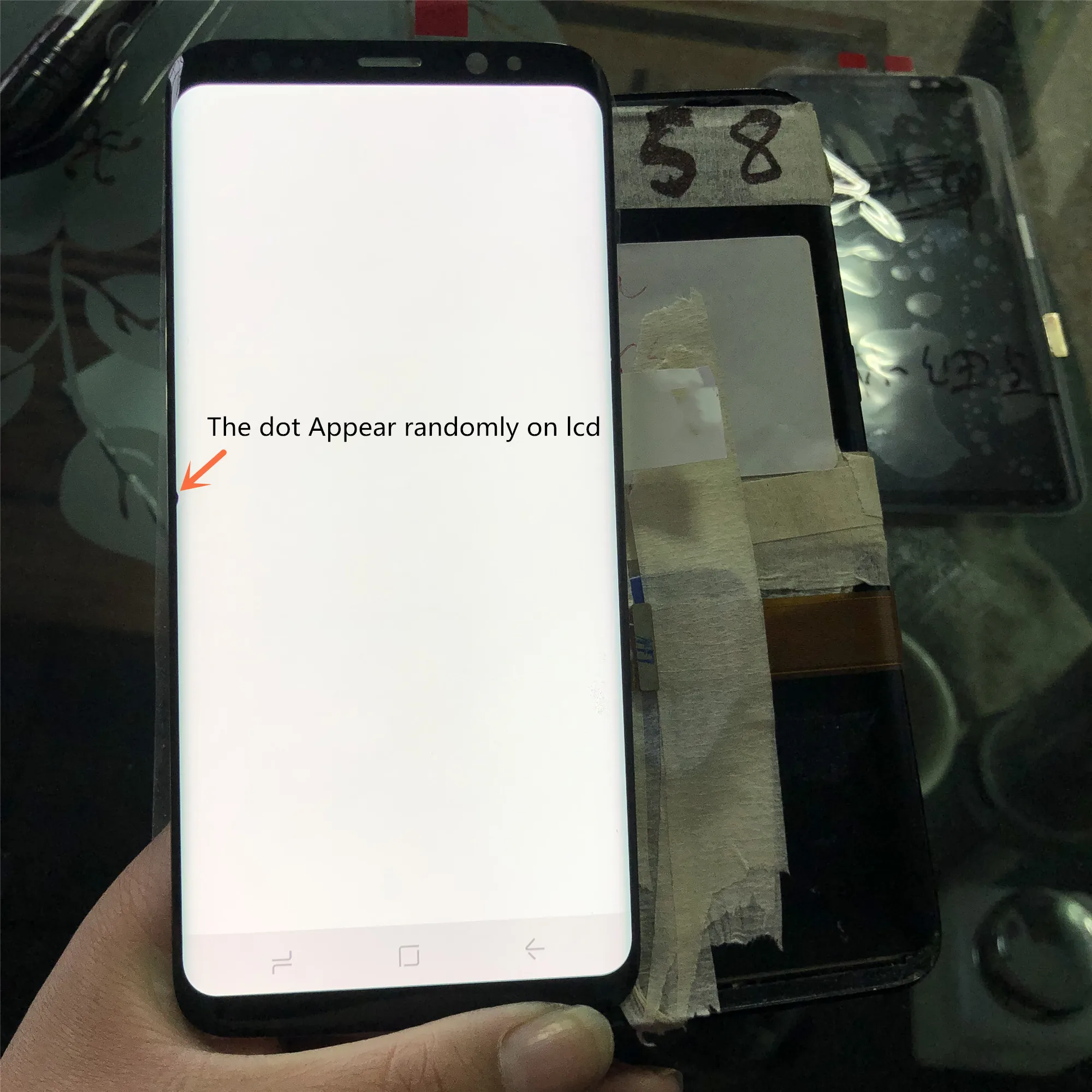 For Samsung S8 LCD with Frame Replacement for
