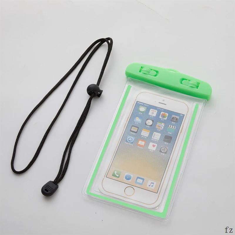 200 Pcs Waterproof Swimming Bags for Phone Underwater Pouch Phone Case Cover for Cell Phone 3.5-6Inch