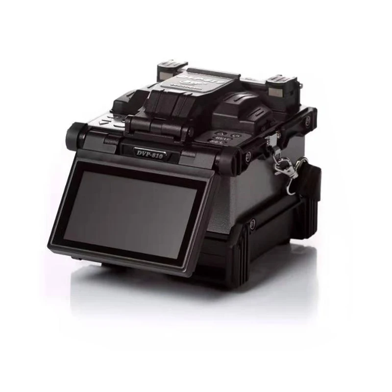 DVP-810 optical fiber fusion splicer DVP 810 FTTH 6 Motors Fiber Optic Splicing Machine English menu