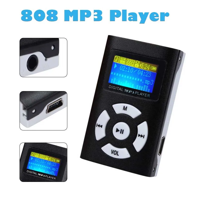 CARPRIE мини USB Клип MP3 плеер ЖК-экран Поддержка 32 ГБ Micro SD TF карта mp3 плеер мини воспоминания не включены