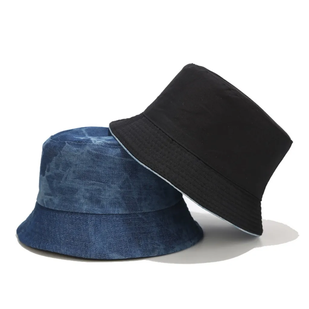 Унисекс, для взрослых женщин и мужчин, ВИНТАЖНАЯ ДЖИНСОВАЯ шляпа в рыбацком стиле, Солнцезащитная уличная Кепка, новинка, весна-осень, простая модная шапка