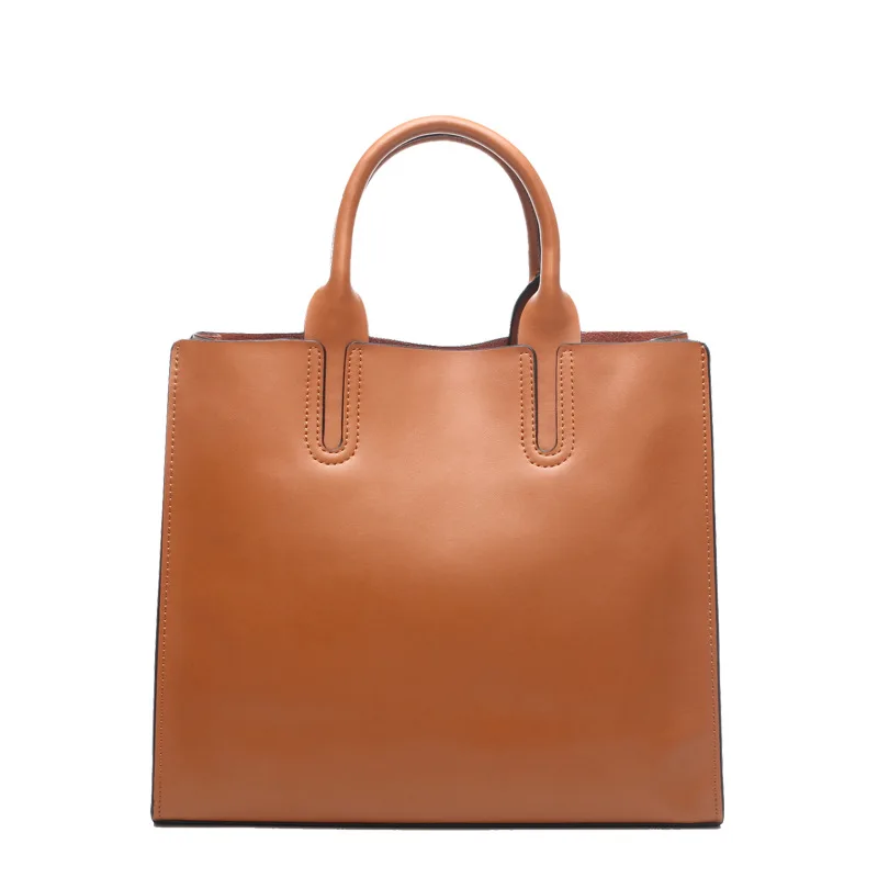 

Genuine Leather HandBags Fashion Totes Large Capacity Shoulder Bags Shopping Bags Big Messenger