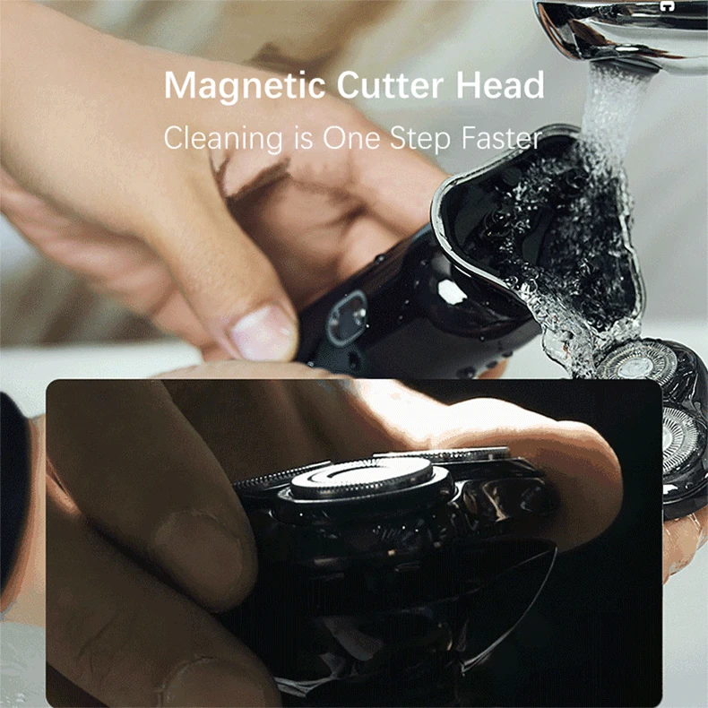 Xiaomi Enchen Mocha S Electric Shaver 360° Magnetic IPX7 Washable description image 17