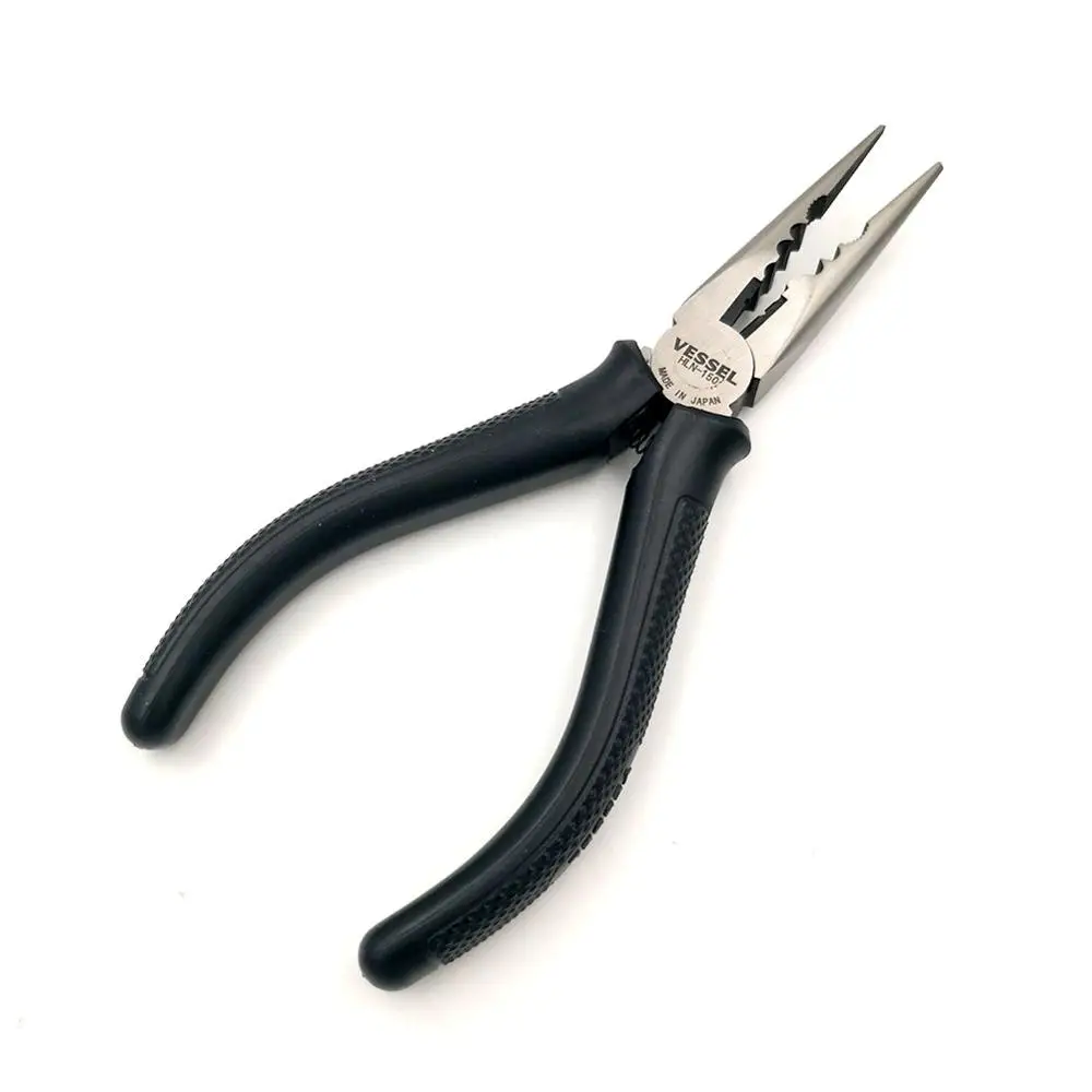 VESSEL Precision Long Reach Needle Nose Pliers with Muti-Purpose of Wire  Cutting, Bending, Crimping