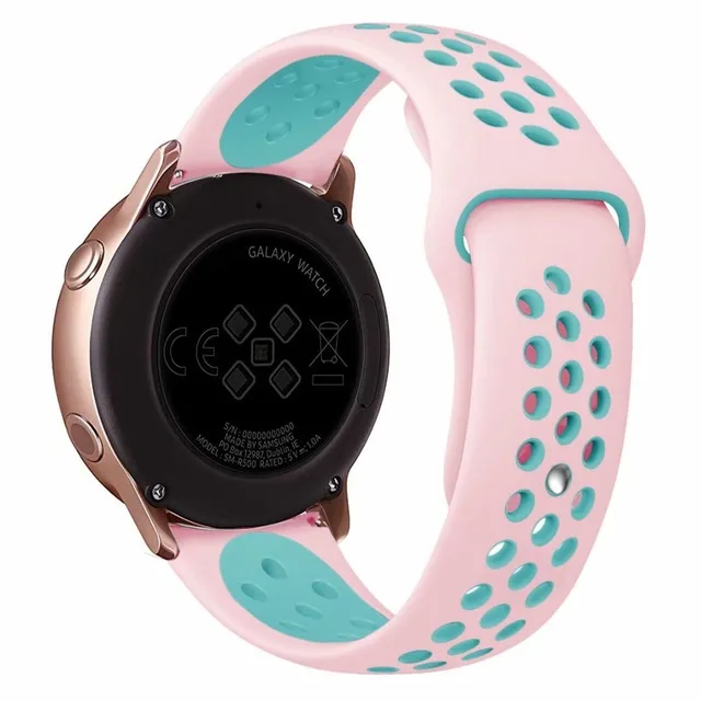 Ремешок для часов 22 мм 20 мм для samsung gear S2 S3 frontier Galaxy Watch Active2 42 мм 46 мм силиконовый ремешок для Huami amazfit huawei gt 2