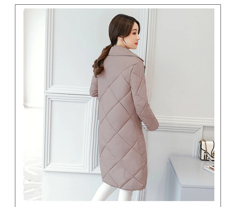 Осень, стиль, хлопковое пальто средней длины, AliExpress EBay