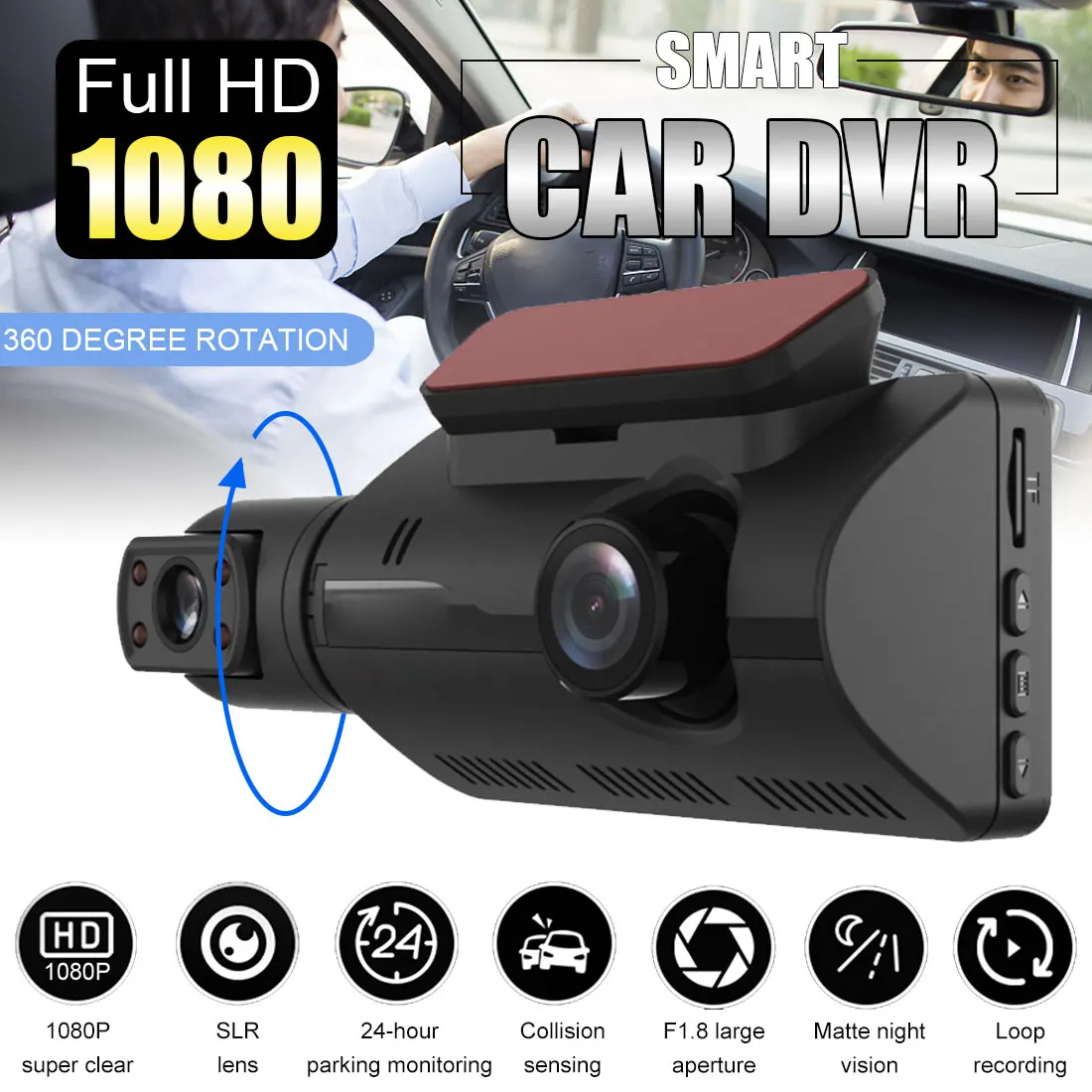 Новый HD1080P Видеорегистраторы для автомобилей тире Камера 3 s Ночное видение