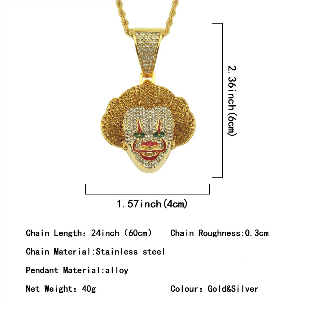 King's Rhinestone Alloy Pendant 