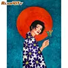 RUOPOTY 60x75cm Painting By Numbers Kits Long Hair Cool Girl Figure Oil Paints Acrylic Cnavas Home Bedroom Wall Artcraft Picture ► Photo 1/6