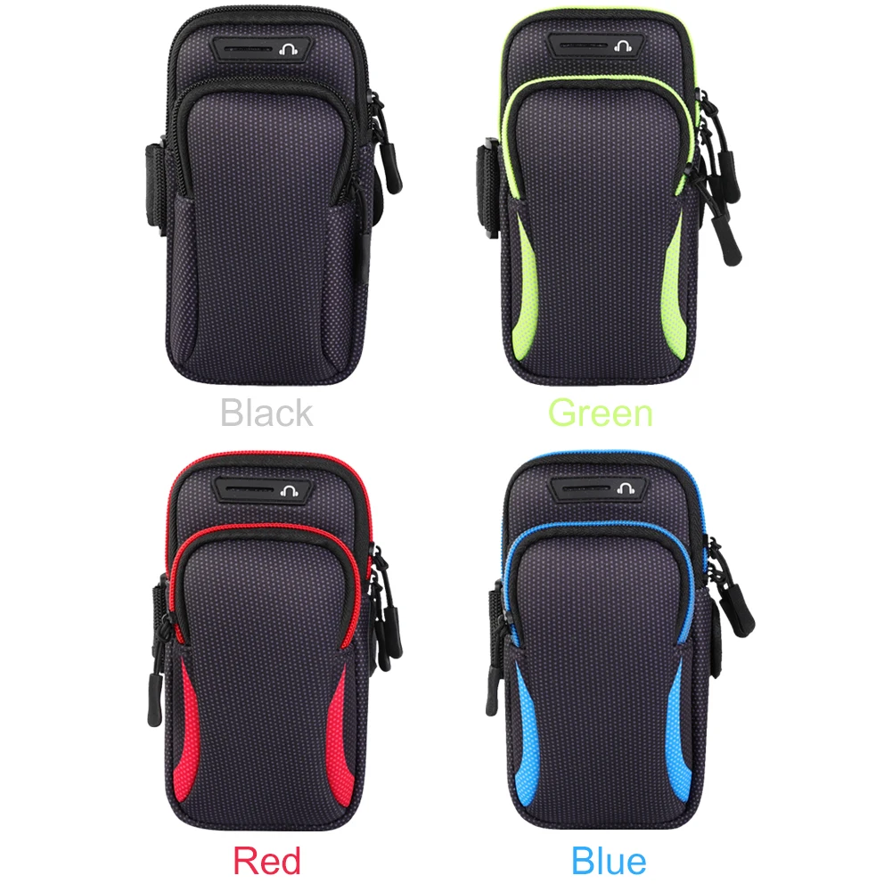 Waterproof Armband Sport Phone Case For Running Arm Phone Holder Sports Mobile Bag Hand Running Fitness Pouch Under 6.5&quot; 7.2&quot;_voghion.com