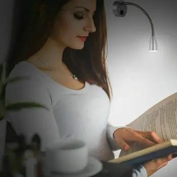 

12V LED Car Spot Reading Light Switch Camper Van Caravan Boat Motorhome Interior Warm Light Flexible Arm Fits Unlimited Light