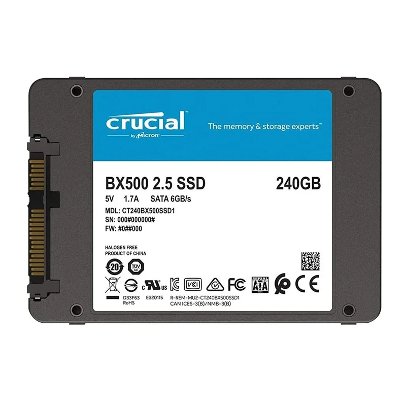 Đồng hành cùng tốc độ và bảo mật cho máy tính của bạn với ổ cứng SSD Crucial BX