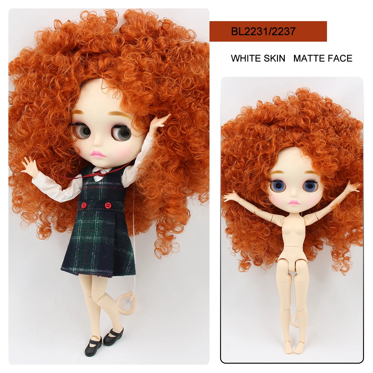 Neo Blythe Doll with Custom Jointed Body & Gesture Hands 1