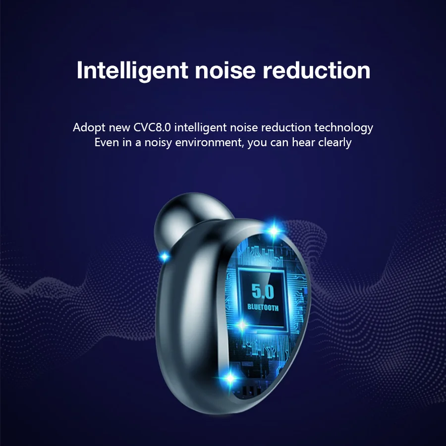 Наушники CBAOOO TWS с Bluetooth 5 0 Беспроводные стереонаушники микрофоном гарнитура