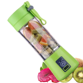 

380ml Portable Juicer USB Chargeable Smoothie Blender Mixer Home Household Electric Juicer TB Sale