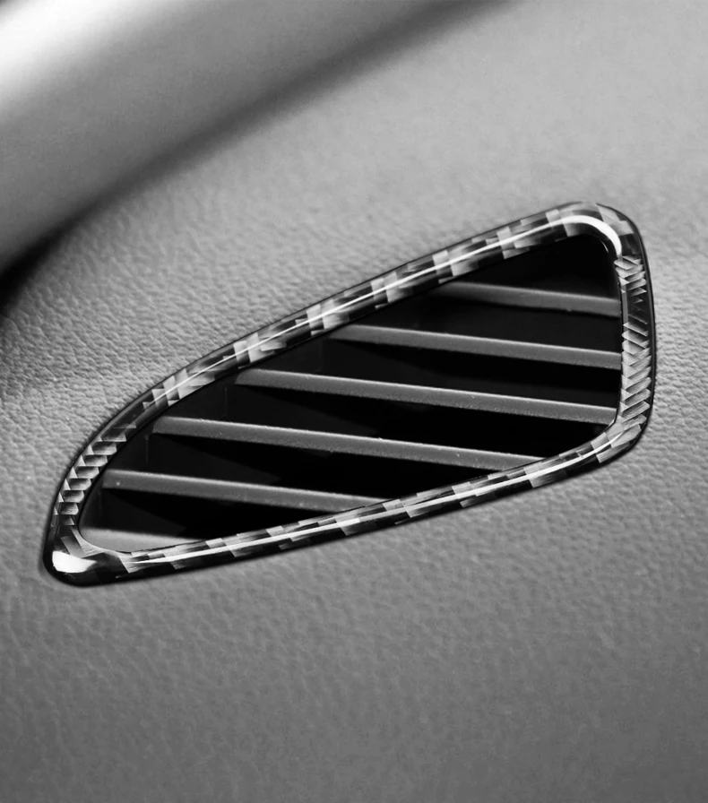 Автомобильный Стайлинг для Audi Q3 наклейки из углеродного волокна воздуховод передней панели рамка наклейка покрытие на автомобиль украшение авто аксессуары 2013