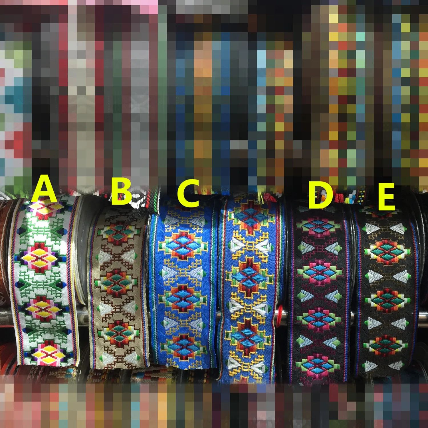

50mm high quality nations style embroidery single face webbing,ethnic styles webbing accessories,XERY-HF0509B