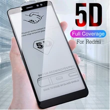 5D полное покрытие из закаленного стекла для Xiaomi Redmi 5 Plus Redmi Note 5 6 7 Pro Защита экрана для Redmi 4X6 пленка на защитное стекло