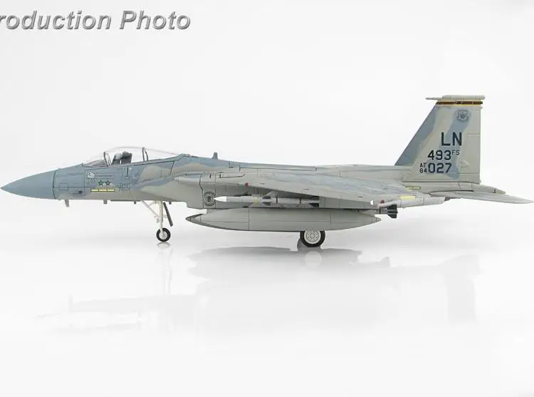 Хобби мастер F-15C Орел 84-0027 американские ВВС 493 истребитель эскадрилья Королевский воздух Lekenheath 1/72 литье под давлением модель самолета
