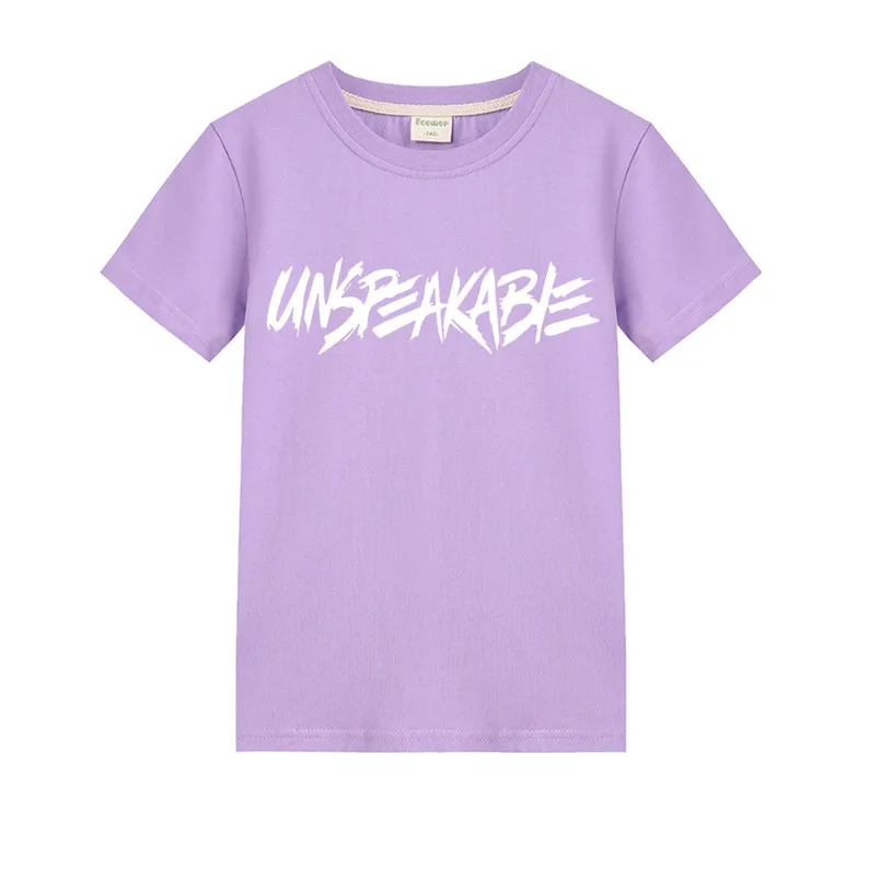 Morgz You tuber vlog T shirt unspeakable letter baby boy T Shirt Kids cotton hoodie clothing boys girls black t shirts clothes